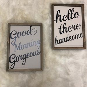 Modern farmhouse signs